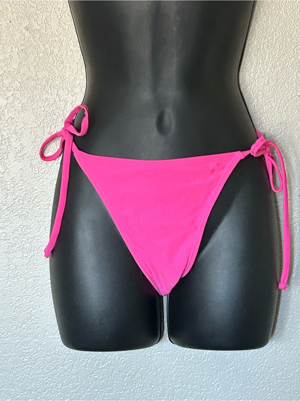 Cabana del Sol Pink String Bikini Bottoms Sexy Barbie Sz M